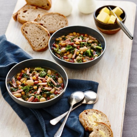 Quick and Hearty Ham, Bean and Kale Soup - Recipe by DON®