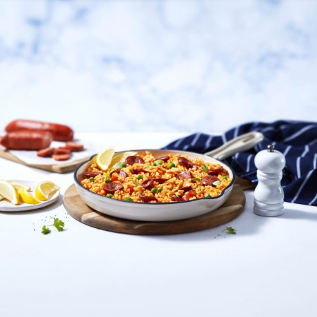 Chorizo & Pea Paella