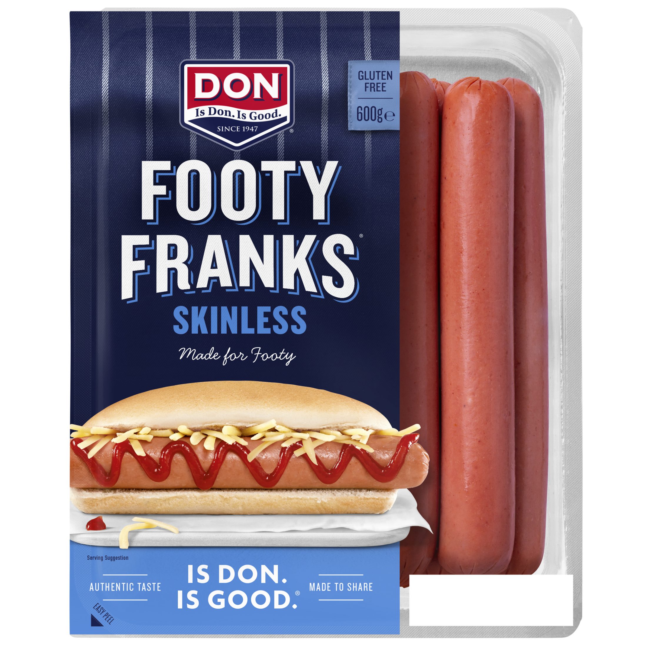 Don® Skinless Footy Franks 600G – Don
